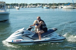 Jake love the Jet Ski too